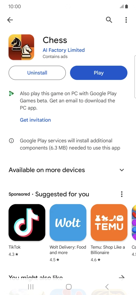 Press the Home key to return to the home screen. Press the Home key to return to the home screen.