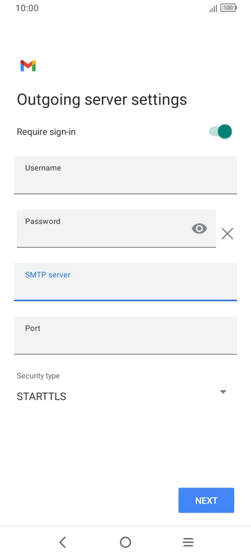 Press the field below Press the field below
