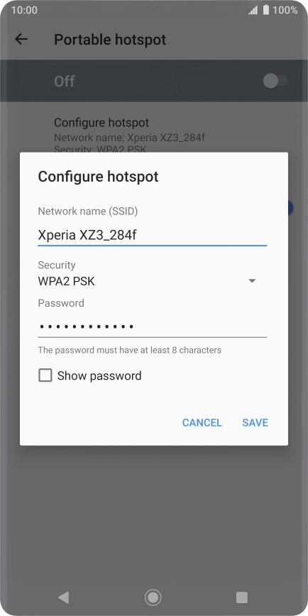 Press the field below Press the field below