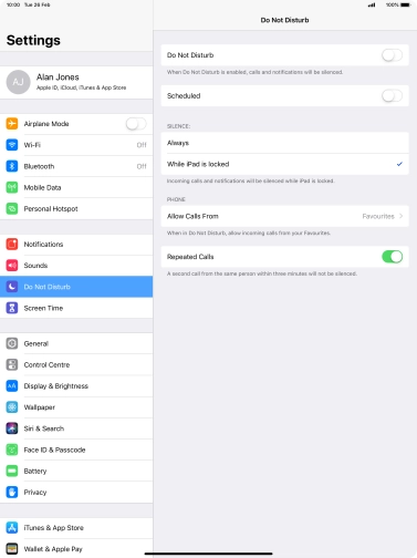 Press the indicator next to Press the indicator next to