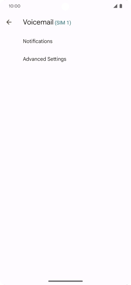 Press Advanced Settings. Press Advanced Settings.