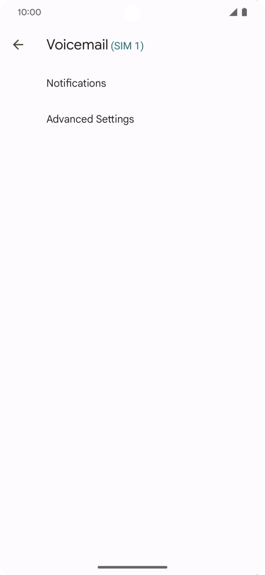 Press Advanced Settings. Press Advanced Settings.