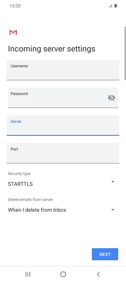 Press the field below Press the field below