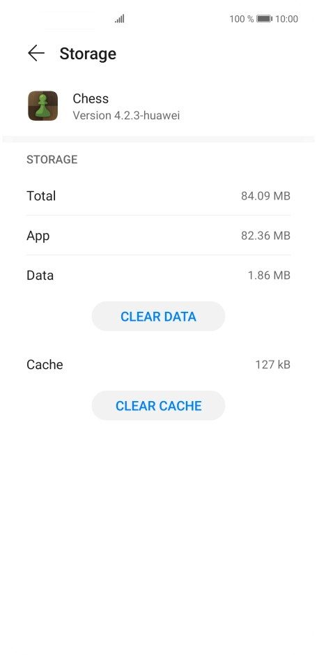 Press CLEAR CACHE. Press CLEAR CACHE.