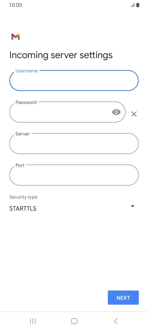 Press the field below Press the field below