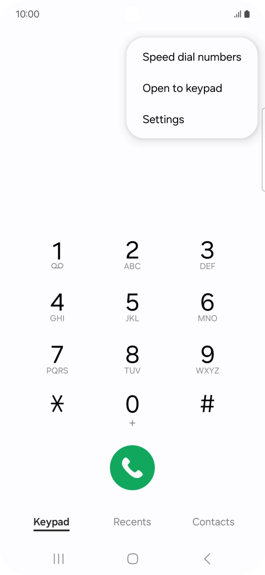 Press Settings. Press Settings.