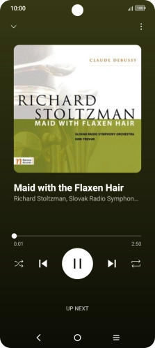 Press arrow right to go to the next audio file. Press arrow right to go to the next audio file.