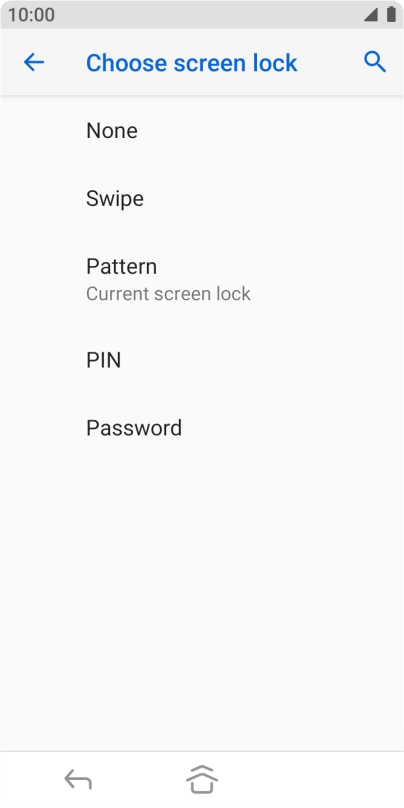 Press None. Press None.