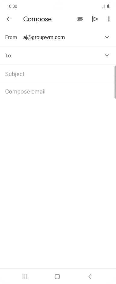 Press To and key in the first letters of the recipient's name. Press To and key in the first letters of the recipient's name.