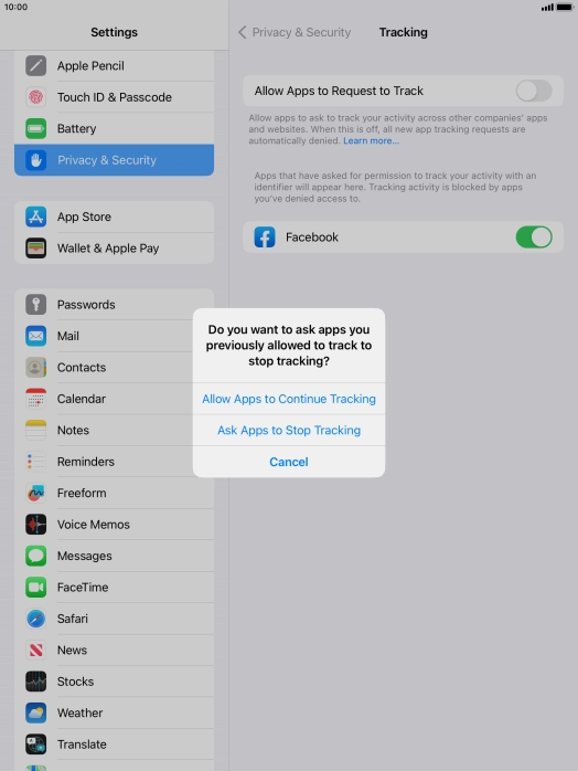 If you turn off the function, press the required setting. If you turn off the function, press the required setting.