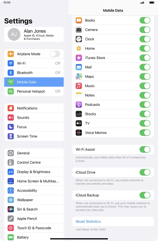 Press the indicator next to Press the indicator next to