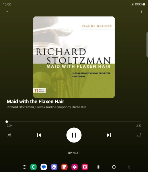 Press arrow right to go to the next audio file. Press arrow right to go to the next audio file.