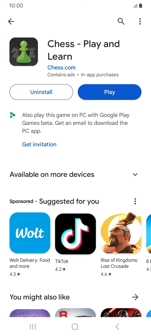 Press the Home key to return to the home screen. Press the Home key to return to the home screen.