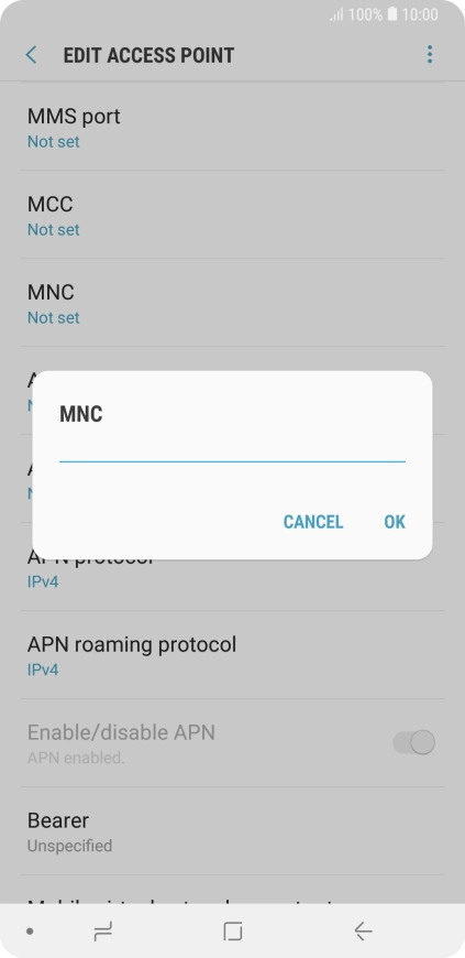 Key in 33 and press OK. Key in 33 and press OK.