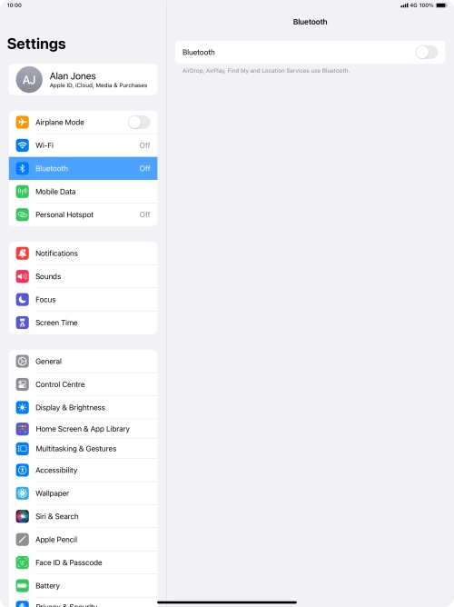 Press the indicator next to Press the indicator next to