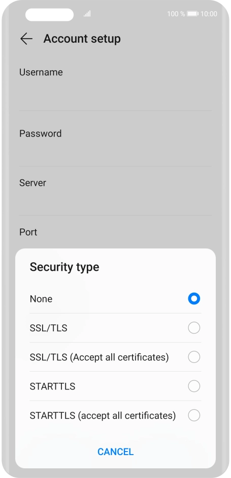Press None. Press None.