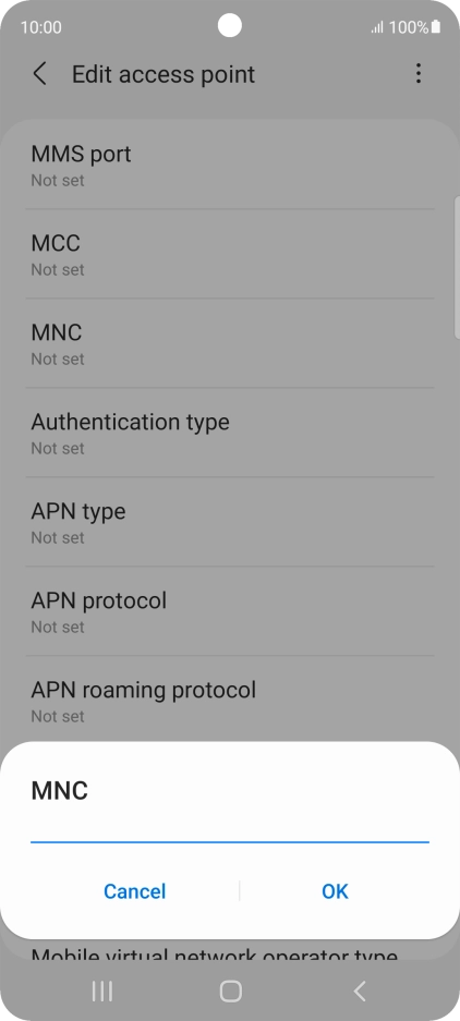 Key in 33 and press OK. Key in 33 and press OK.