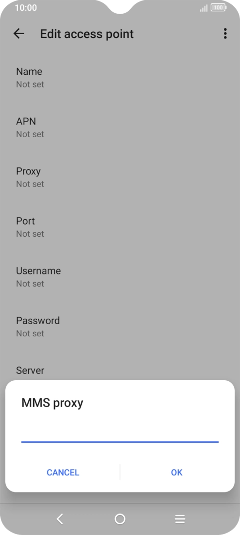 Key in 149.254.201.135 and press OK. Key in 149.254.201.135 and press OK.