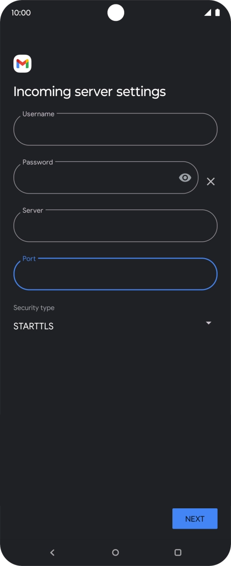 Press the drop down list below Press the drop down list below