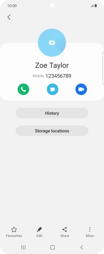 Press the call icon. Press the call icon.