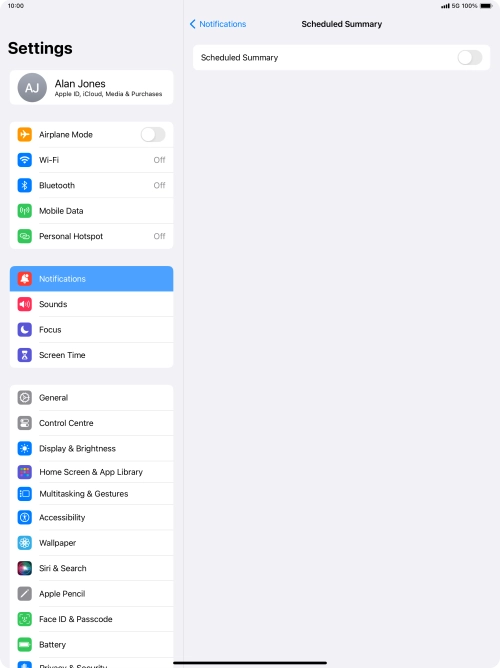 Press the indicator next to Press the indicator next to