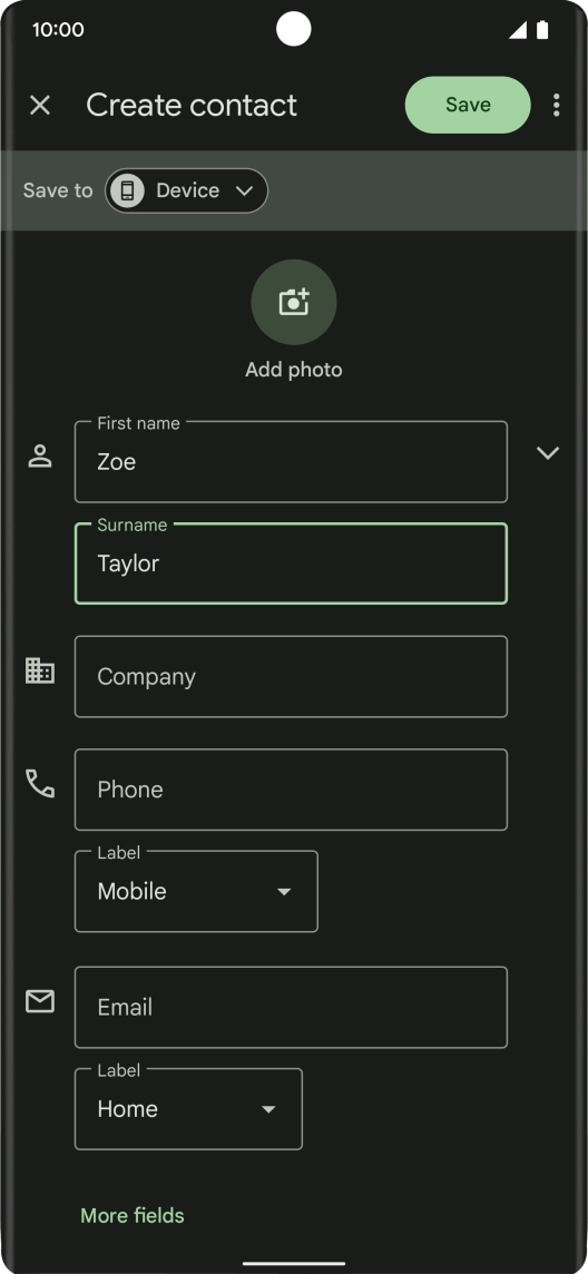 Press Phone and key in the required phone number. Press Phone and key in the required phone number.