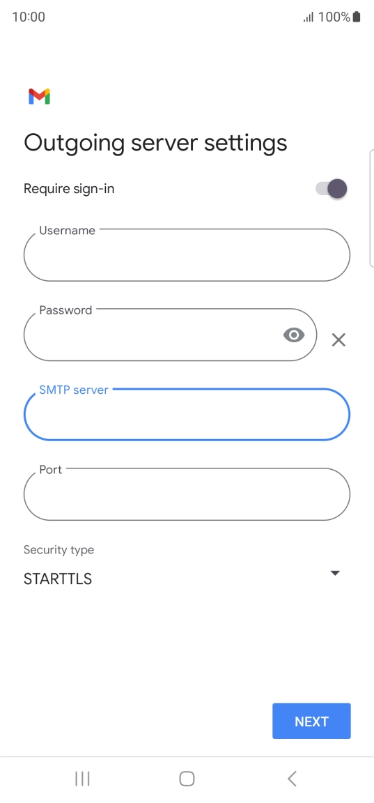 Press the field below Press the field below