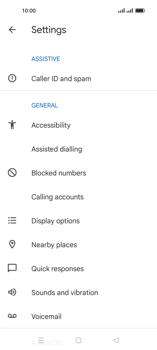Press Calling accounts. Press Calling accounts.