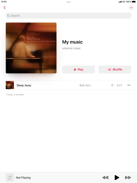 Go to the required category or playlist and press the required audio file. Go to the required category or playlist and press the required audio file.