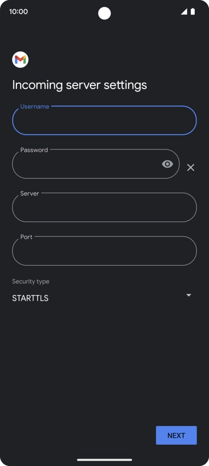 Press the field below Press the field below