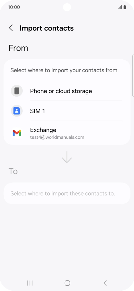 Press the name of the SIM. Press the name of the SIM.