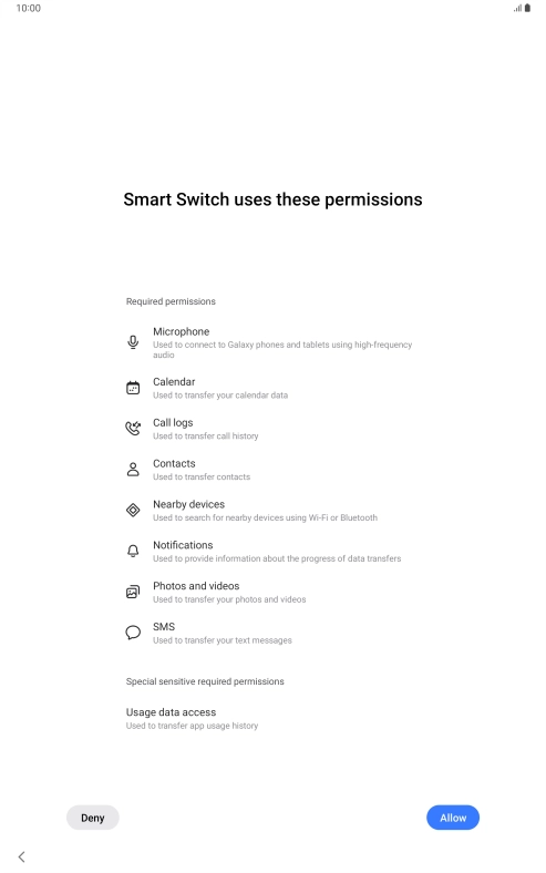 Press Allow. Press Allow.