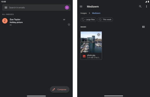 Press the required file. Press the required file.