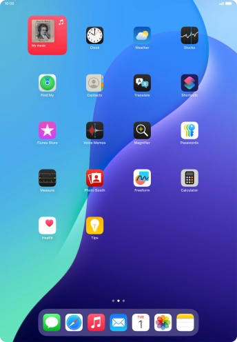 If you're using a Widget Stack: slide up or down on the stack to select the required widget. If you're using a Widget Stack: slide up or down on the stack to select the required widget.