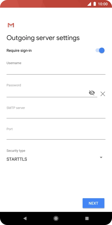 Press the indicator next to Press the indicator next to