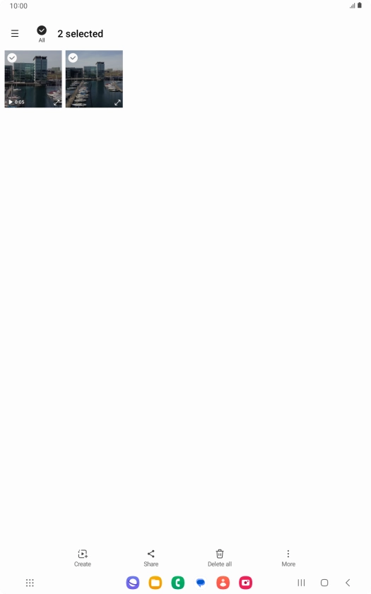 Press Share. Press Share.