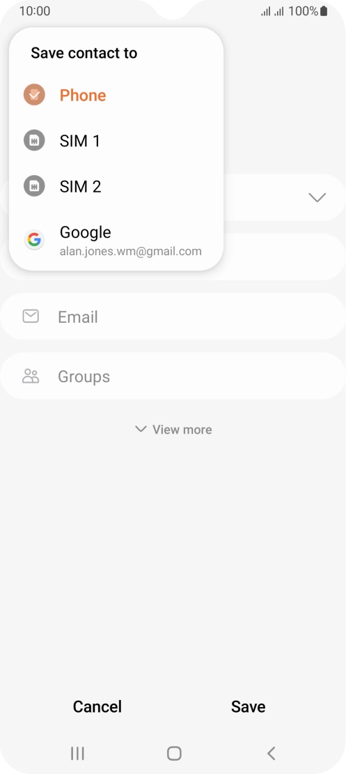 Press Phone. Press Phone.