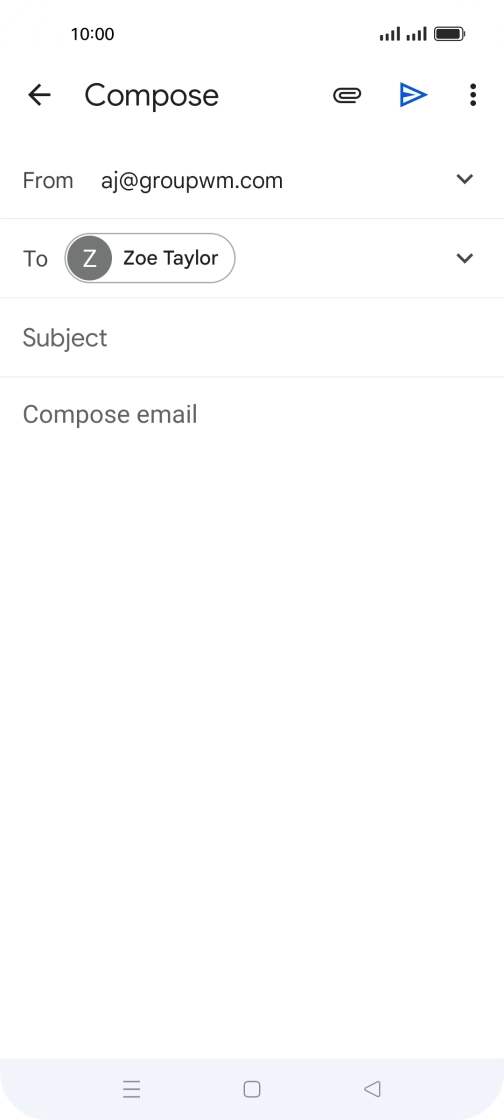 Press Subject and key in the required subject. Press Subject and key in the required subject.