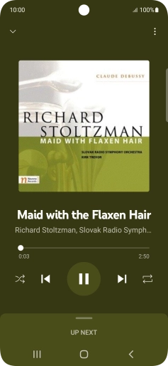 Press arrow right to go to the next audio file. Press arrow right to go to the next audio file.