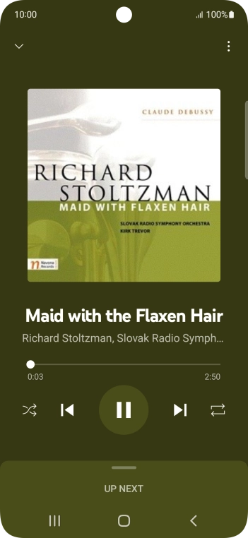 Press arrow right to go to the next audio file. Press arrow right to go to the next audio file.