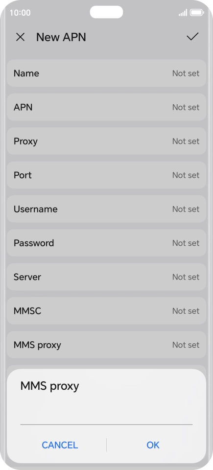 Key in 149.254.201.135 and press OK. Key in 149.254.201.135 and press OK.
