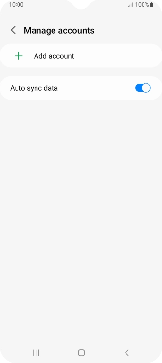 Press Add account. Press Add account.