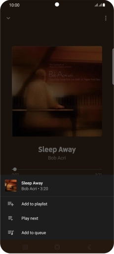 Press Add to playlist. Press Add to playlist.