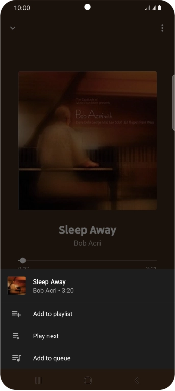 Press Add to playlist. Press Add to playlist.