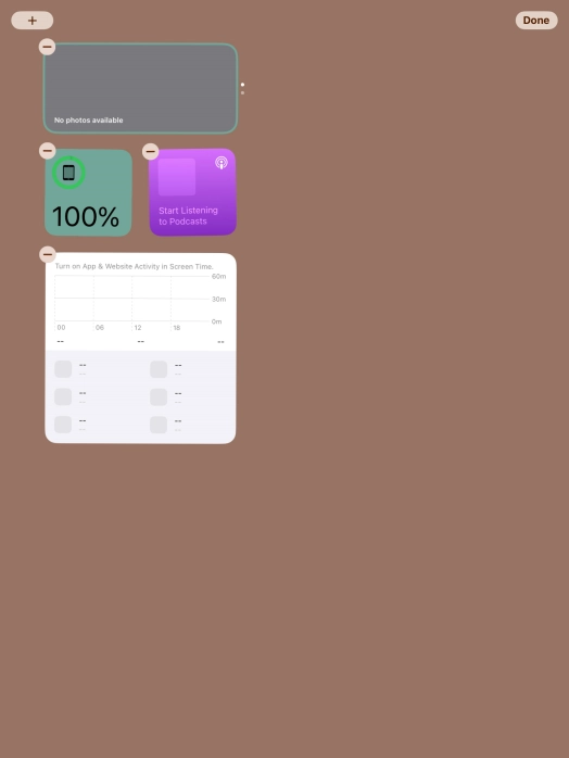 Press the add icon. Press the add icon.