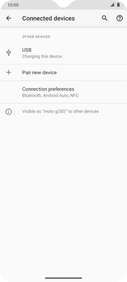 Press Pair new device. Press Pair new device.