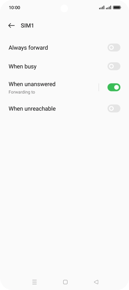 Press the Home key to return to the home screen. Press the Home key to return to the home screen.