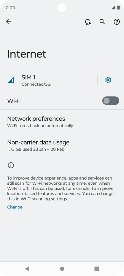 Press the indicator next to Press the indicator next to