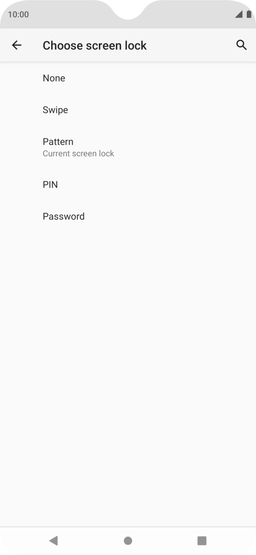 Press None. Press None.
