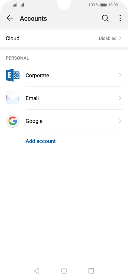 Press the menu icon. Press the menu icon.